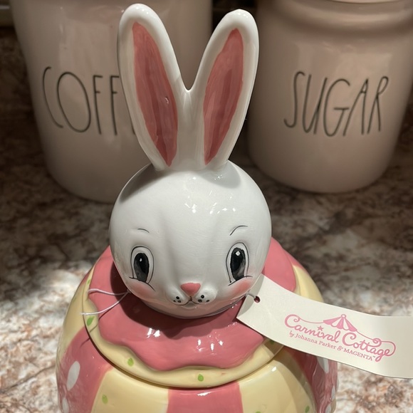Johanna Parker Easter Bunny Canister - Picture 2 of 5